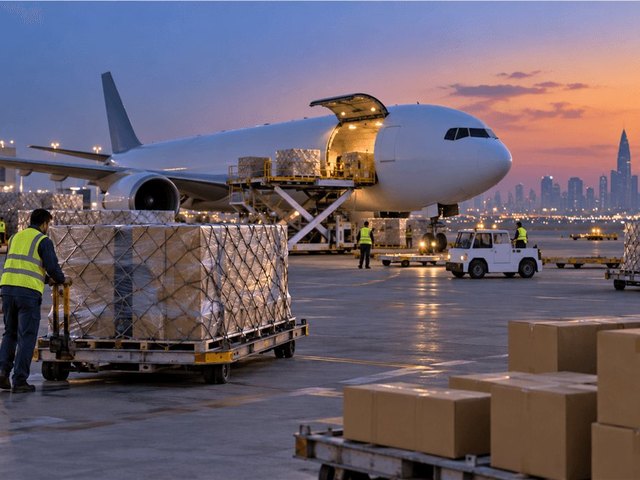 光速猫集运国际专线空运装机